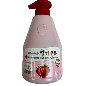 WELCOS KWAILNARA Strawberry Milk Body Cleanser 560 G / 19.75 Oz. New Sealed